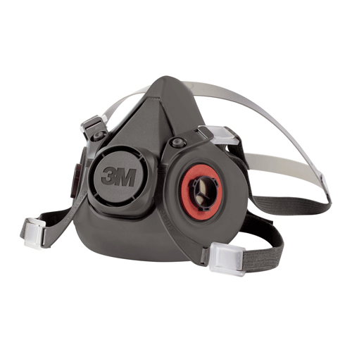 3M 6100 Half Facepiece Reusable Respirator Mask, Small