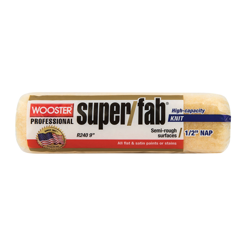 Wooster SUPER/FAB® 9" Roller Cover 1/2" Nap - Case of 12