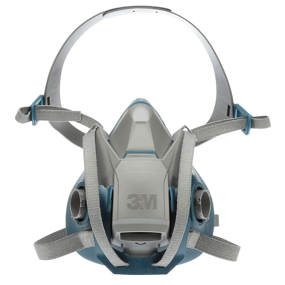 3M 6502 Rugged Comfort Quick-Latch Half Facepiece Respirator Mask, Medium - Click Image to Close