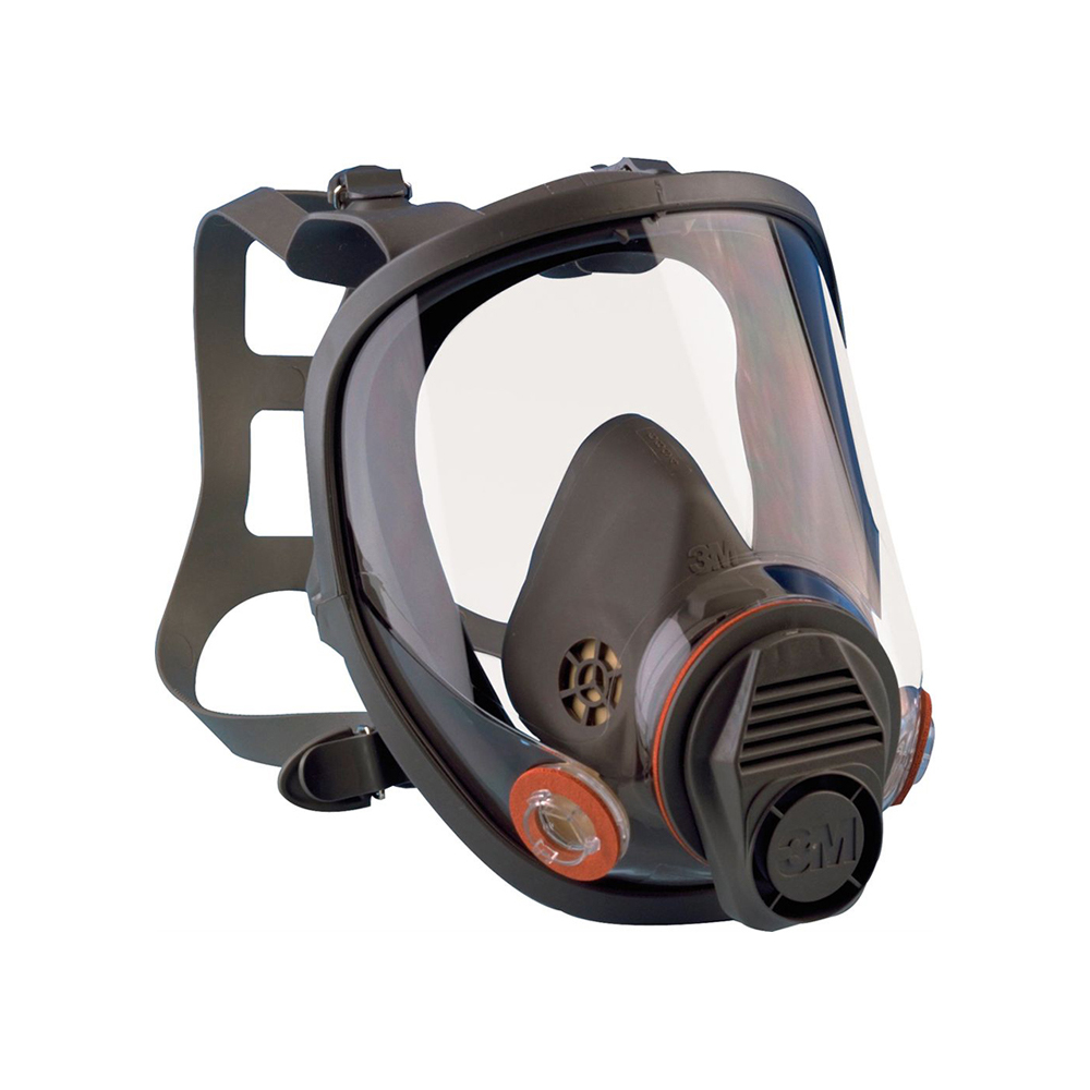 3M 6800 Medium Full Facepiece Reusable Respirator Mask - Case of 4 Masks - Click Image to Close