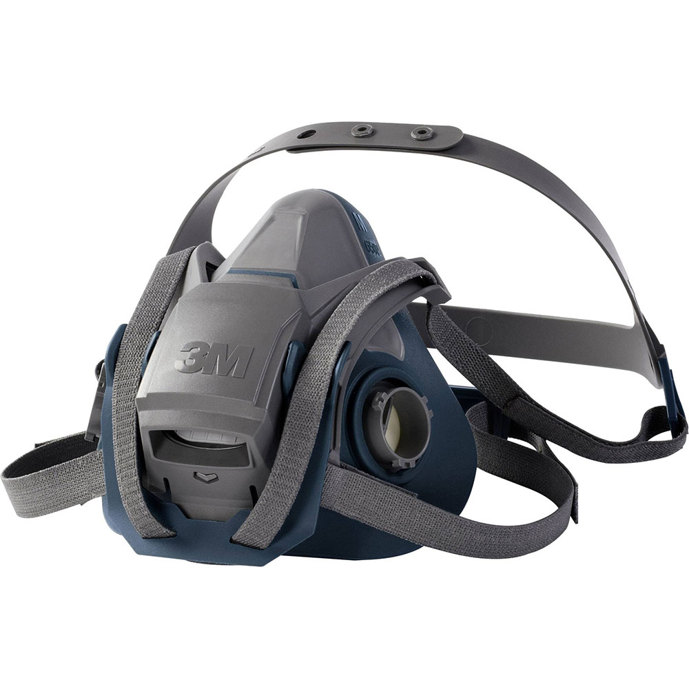 3M 6502 Rugged Comfort Half Facepiece Respirator Mask, Medium - Case of 10 Masks - Click Image to Close
