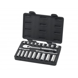 Gearwrench Socket Set 3/8" Dr. SAE Std/Deep 21pc. - Click Image to Close