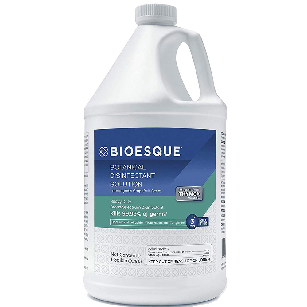 Bioesque Botanical Disinfectant Solution, Kills 99.9% of Bacteria, Case of 4 Gallons - Click Image to Close