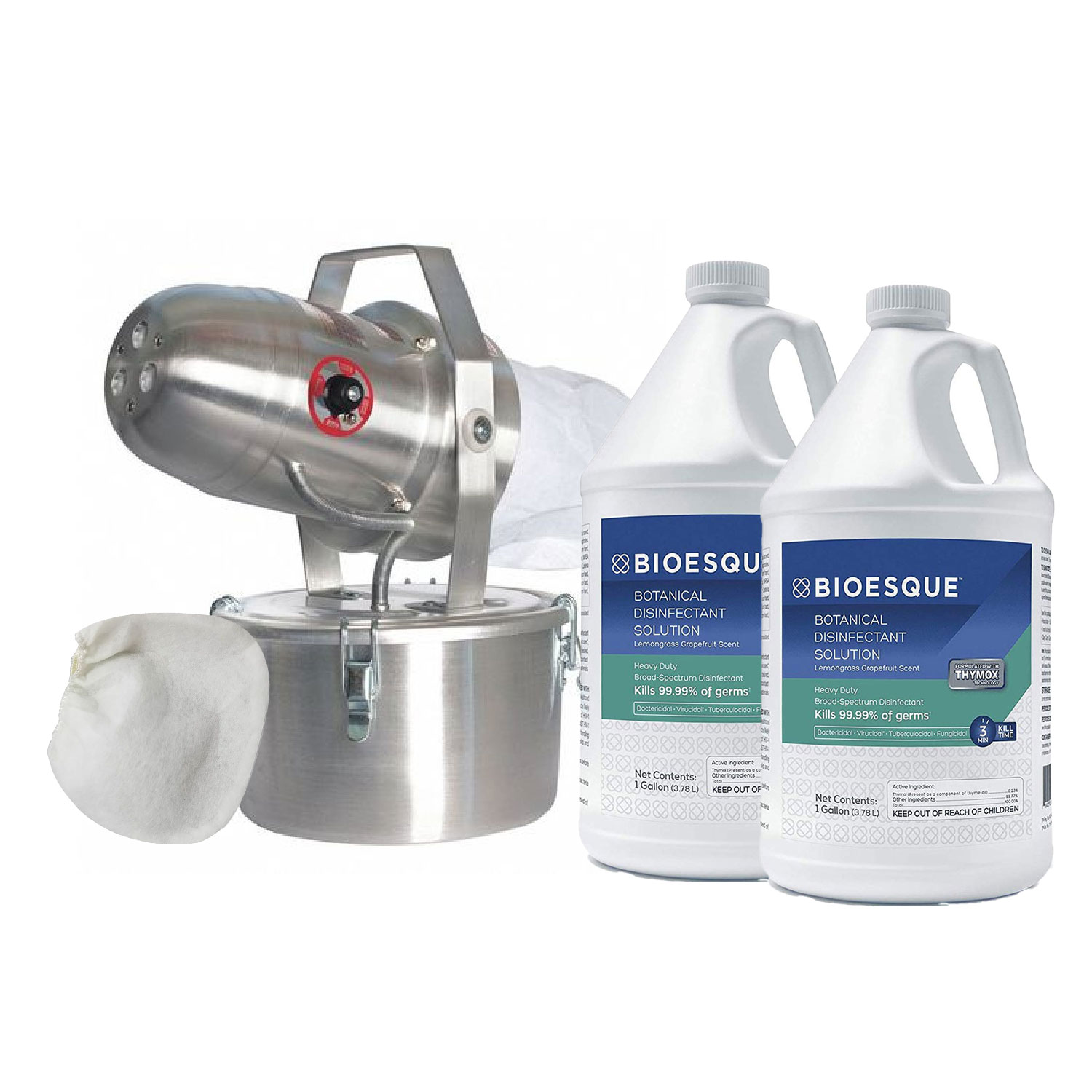 [Bundle] Concrobium Mold Control Fogger, Extra Intake Filter, 2 Gallons of Bioesque Disinfectant - Click Image to Close