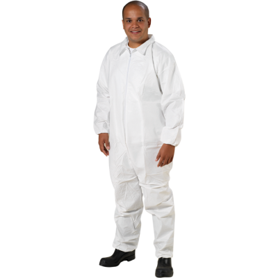 Malt ProMax 1017 - Disposable Paint Suit - Zip Coveralls - Case of 25 - 2XL - Click Image to Close