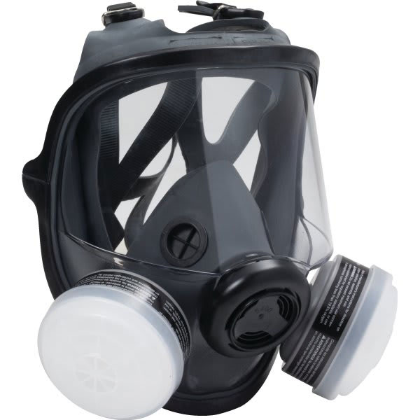 Honeywell RAP-74037 Full Facepiece Respirator Mask Kit, Includes OV/R95 Filters, Medium/Large - Click Image to Close