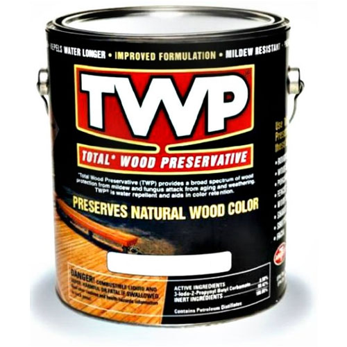 TWP® 100 Wood Preservative - Oil Stain, 1 Gallon, Semi-Transparent - 103 Dark Oak