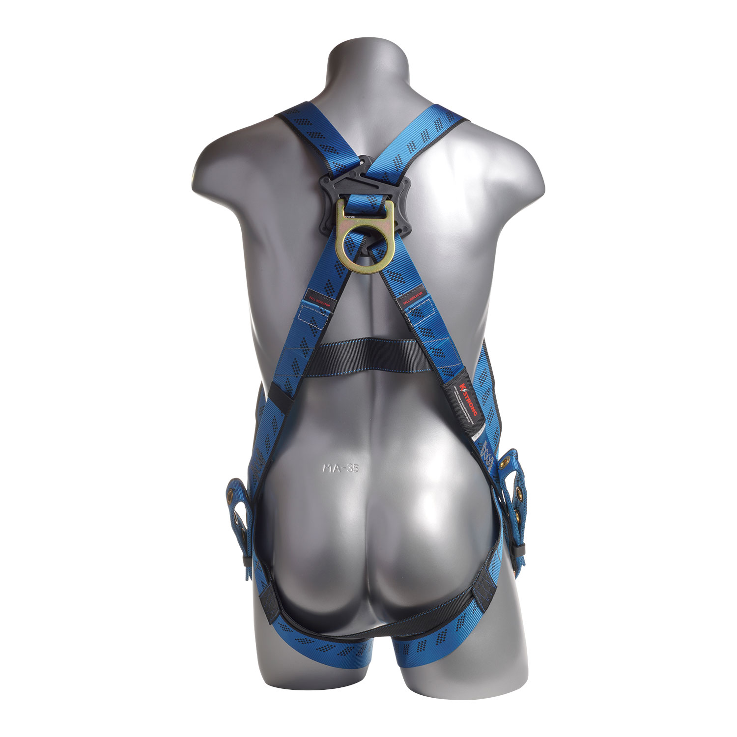 KStrong Kapture Essential 3-Point Full Body Harness, Dorsal D-Ring, TB Legs (ANSI), S/L, UFH10101G - Click Image to Close