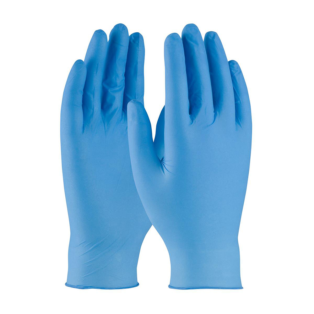 West Chester Disposable Blue Latex Gloves, 100/box, 2500 - XL - Click Image to Close