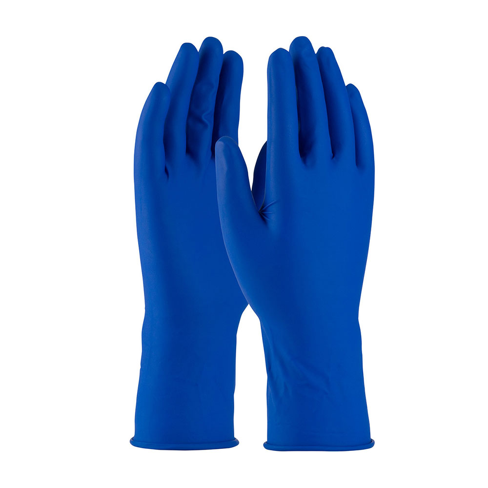 West Chester High Risk Disposable Latex 8Mil Blue Gloves, Powder Free, 50/box, 2550 - XL - Click Image to Close