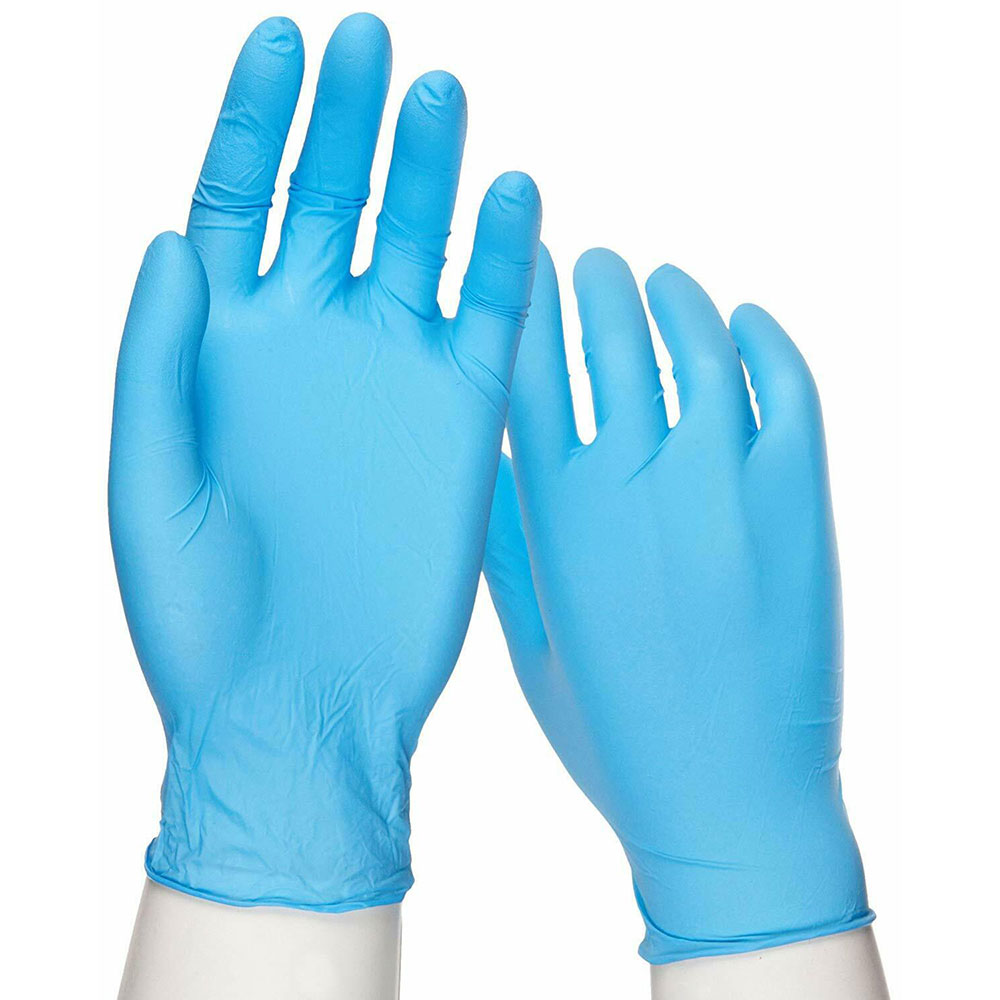 West Chester Industrial Disposable Nitrile Blue Gloves, Ambidextrous, 100/box, 2900 - Medium - Click Image to Close