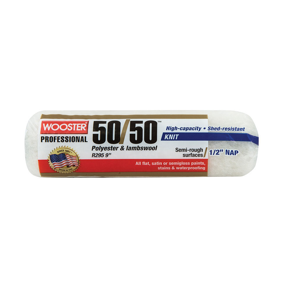 Wooster 50/50 Roller Skin Cover 9"x1/2" - Case of 10 - Click Image to Close