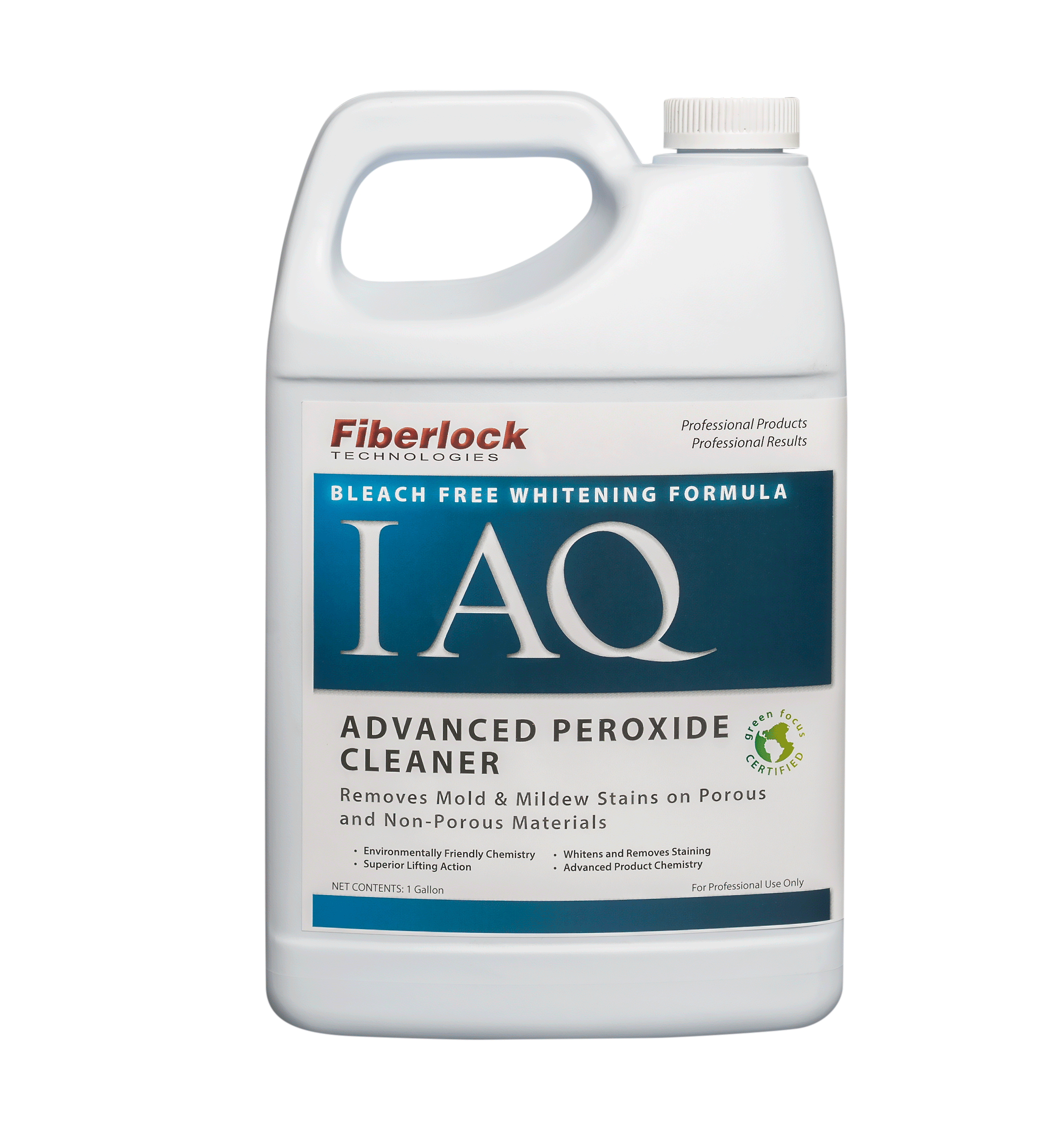 Fiberlock IAQ Advanced Peroxide Cleaner, 2.5 Gal - Mold Stain Remover - Click Image to Close